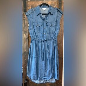 Time and Tru Denim-like Midi-Dress